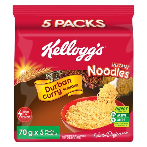 Kellogg's Noodles Durban Curry 5 Pack